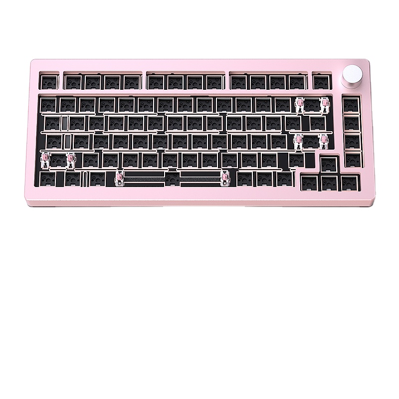 HJSDZHI AL75V2 Mechanical Keyb - Mechanical Keyboard Barebone Aluminum Gasket 75 ulasan dan harga