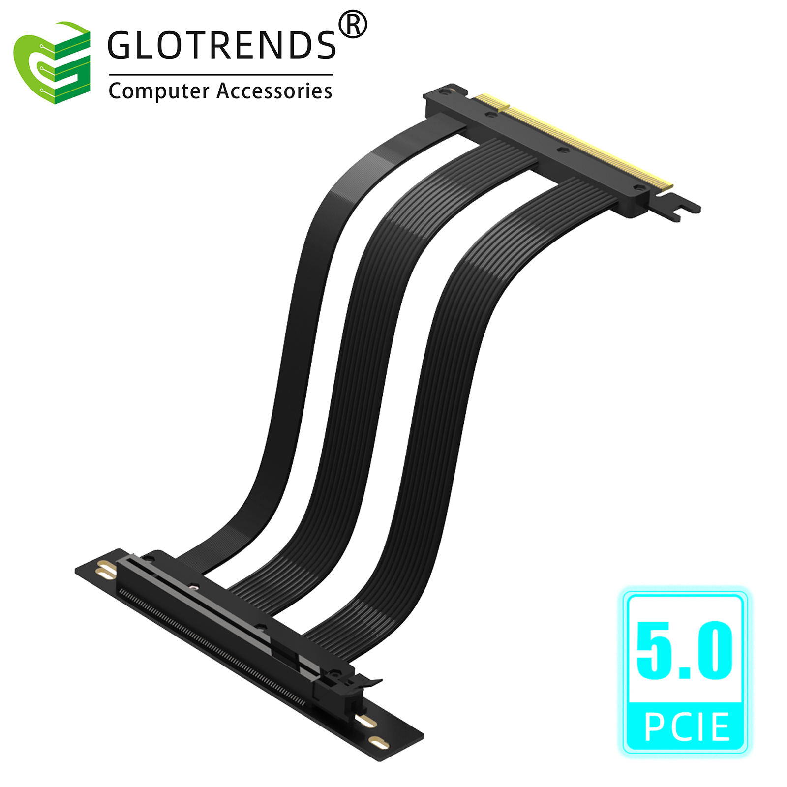 PCIE 5.0 Riser Cable, Compatib - Pcie 4.0 X16 Riser Cable 90 Degree ulasan dan harga