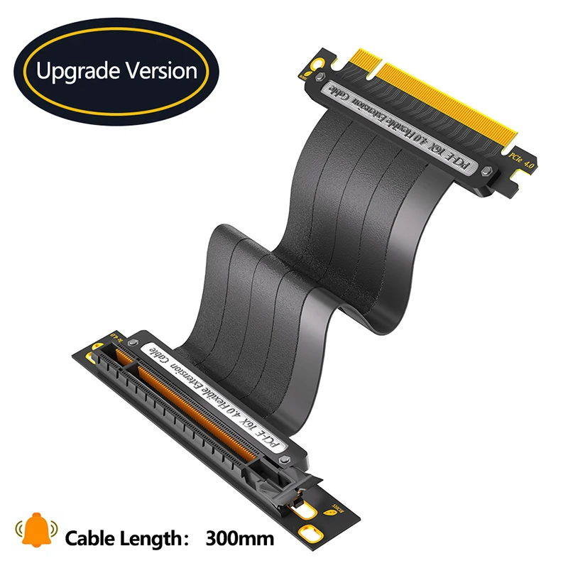 90Degree PCI-E X16 4.0 Flexibl - Pcie 4.0 X16 Riser Cable 90 Degree ulasan dan harga