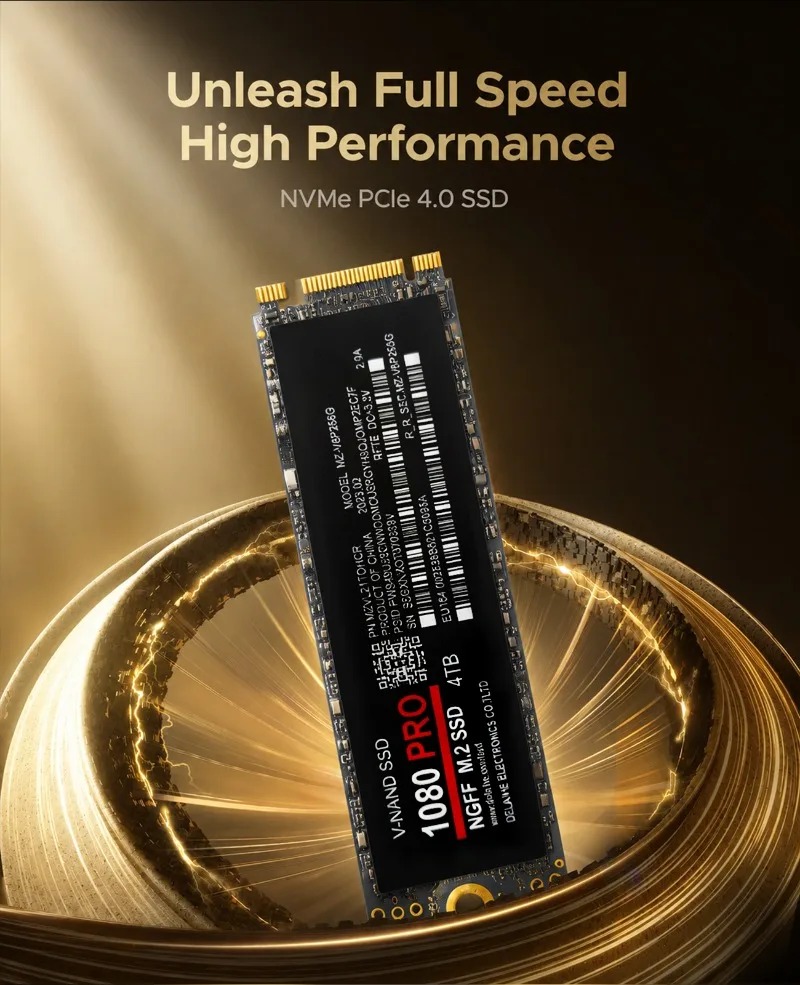 100% Original 1080PRO PCIe 4.0 - M.2 Nvme 4Tb Pcie 4.0 Ssd ulasan dan harga