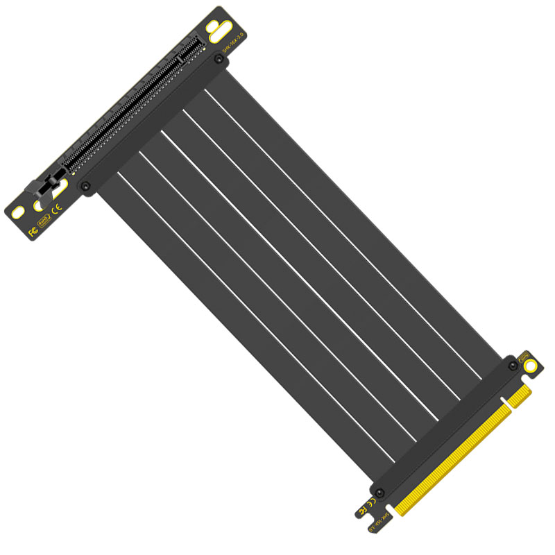 TEUCER PCI-E 4.0 X16 Riser Cab - Pcie 4.0 X16 Riser Cable 90 Degree ulasan dan harga