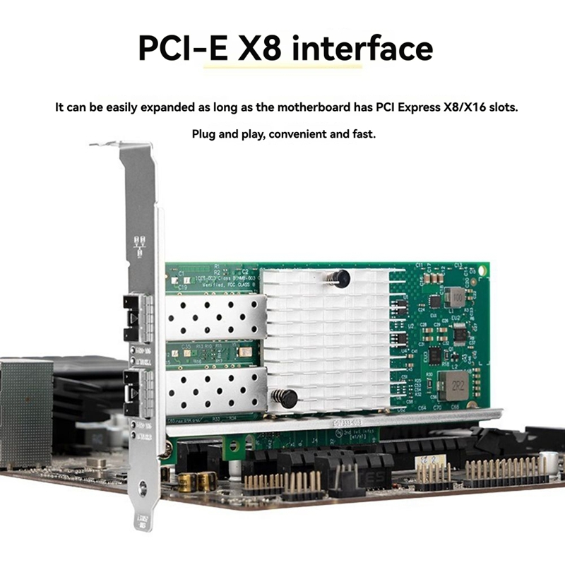 X520-DA1 10Gb SFP+ Dual Port N - 10Gb Sfp+ Pcie Network Card Dual Port ulasan dan harga