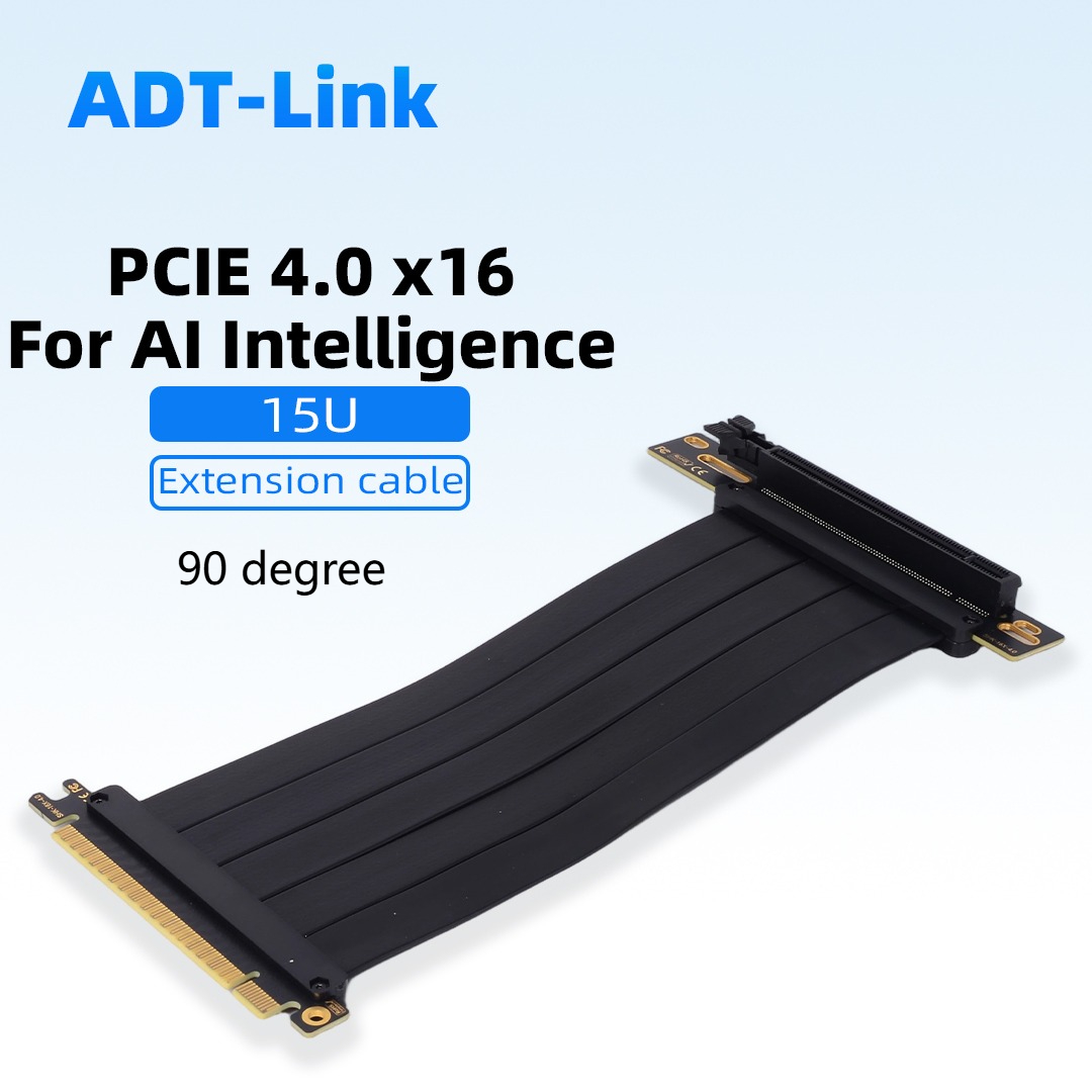 PCIE 4.0 X16 Graphics Card Ext - Pcie 4.0 X16 Riser Cable 90 Degree ulasan dan harga