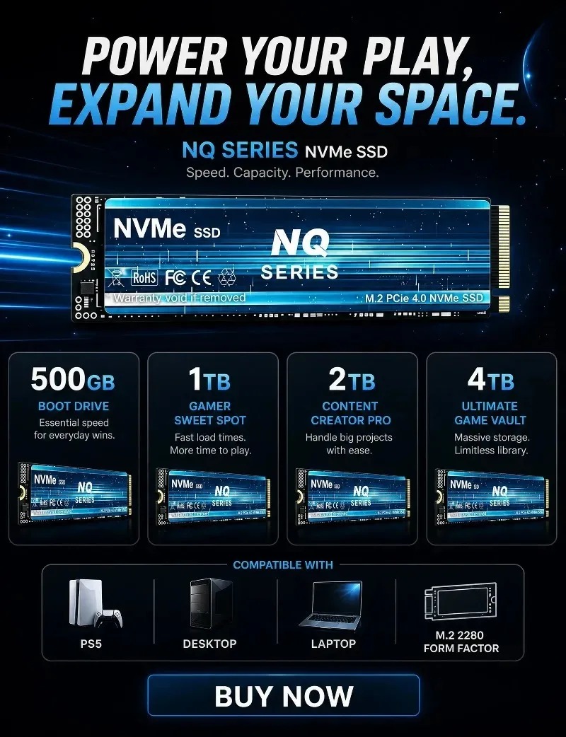NQ 2TB 4TB PCIe 4.0 NVMe M.2 S - M.2 Nvme 4Tb Pcie 4.0 Ssd ulasan dan harga
